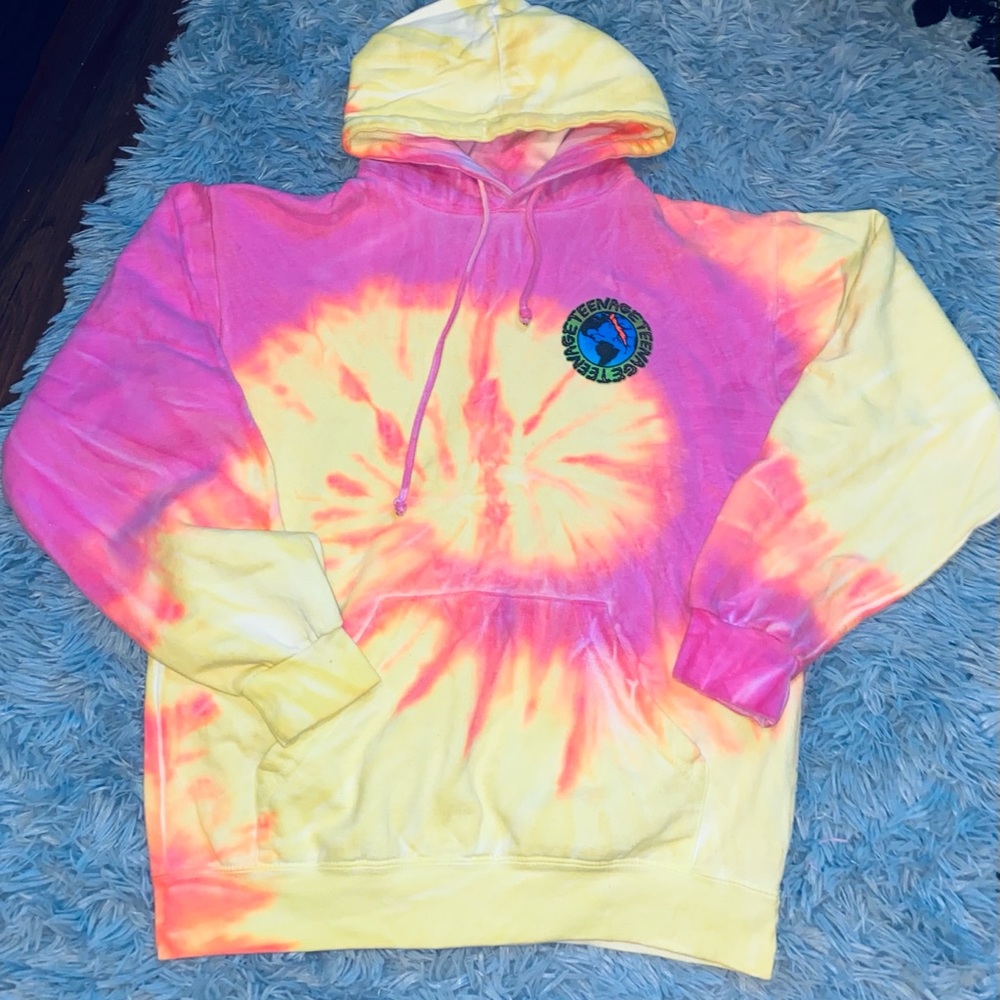 TEENAGE TIE DYE HOODIE